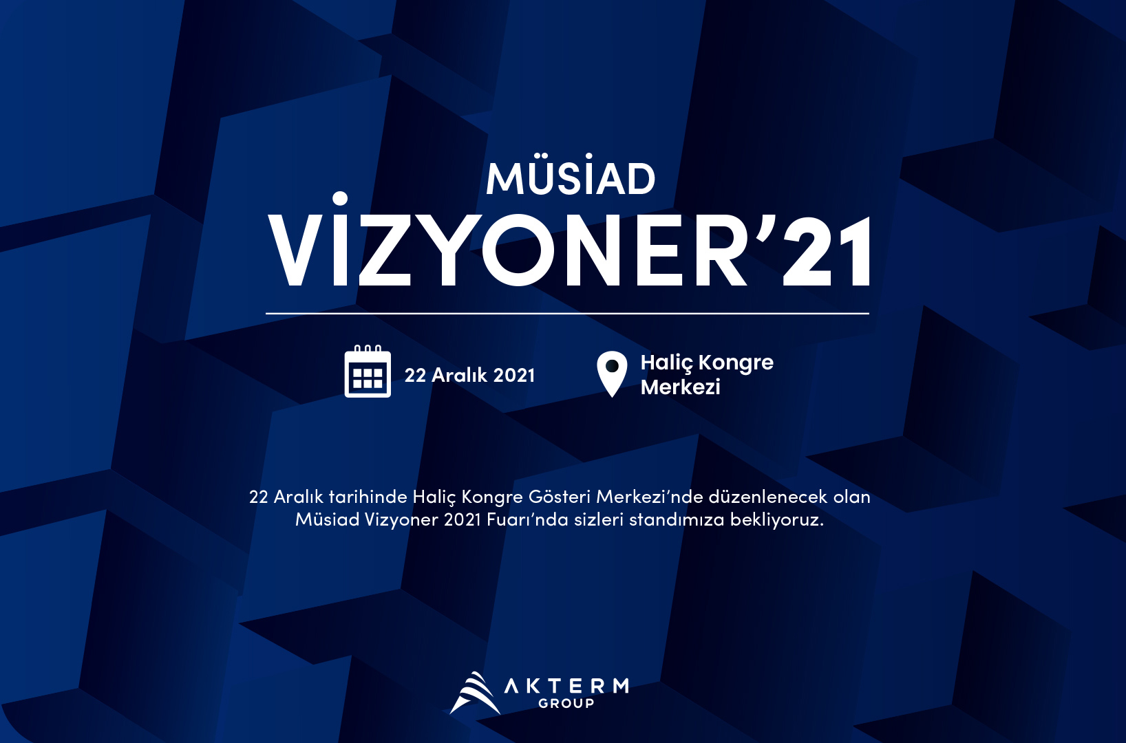 MÜSİAD VİZYONER’21 22 ARALIK’TA SİZLERLE BULUŞUYOR.